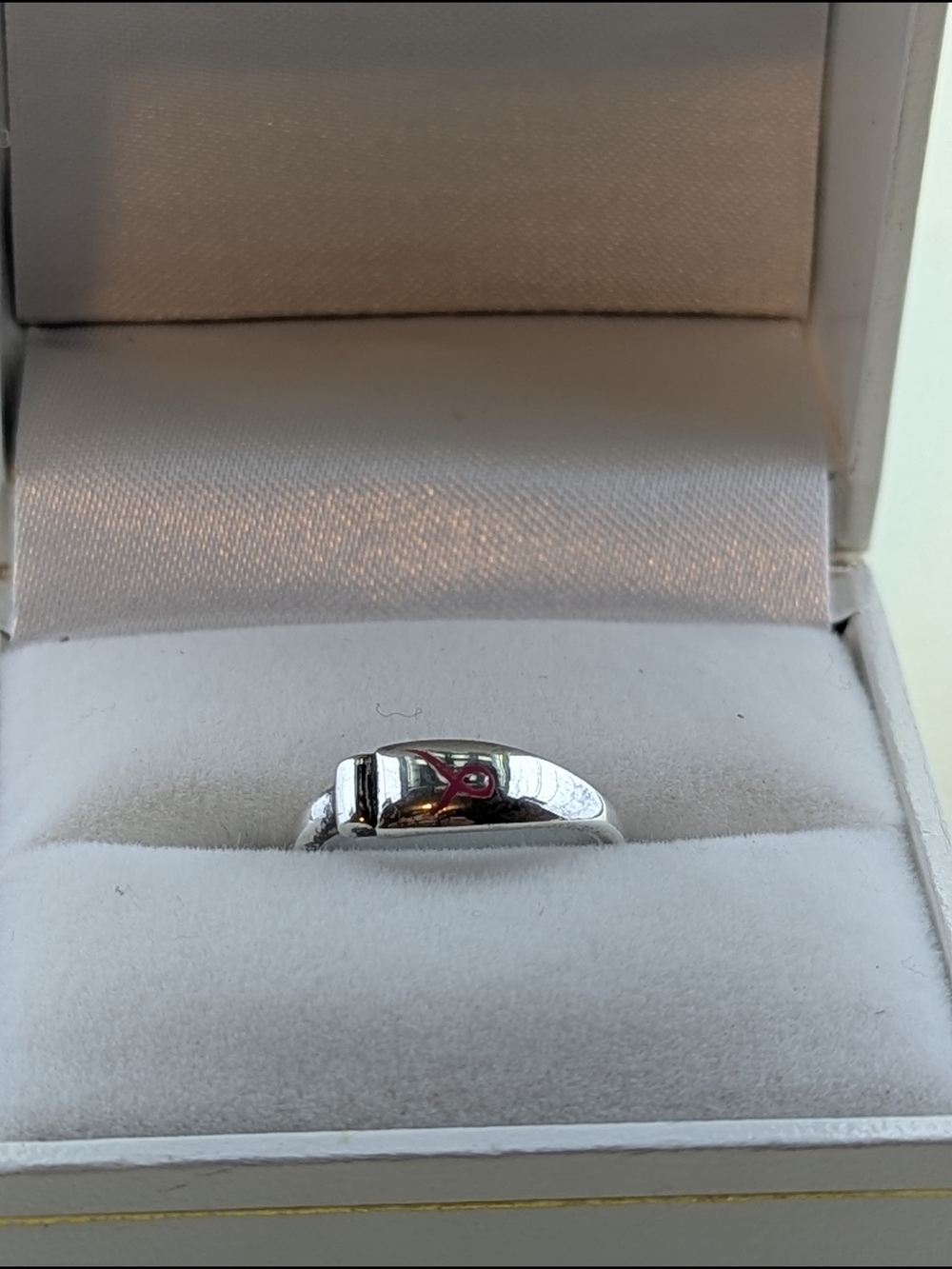 ✨ Sleek Silver Women’s Dome Ring - Polished Silver Finish ✨ - Picture 1 of 4